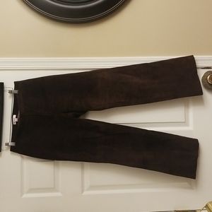 New Frontier Brown Suede Pants